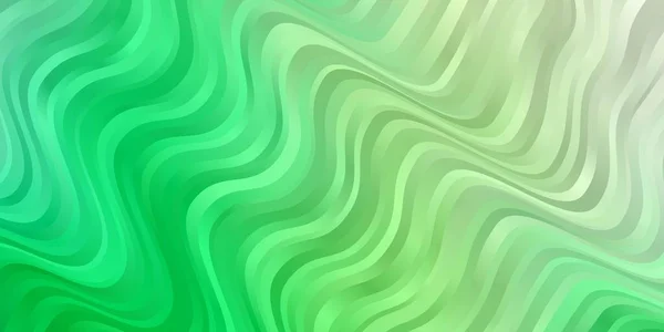 Light Green Vector Template Wry Lines — Stock Vector
