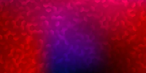 Σκούρο Μπλε Κόκκινο Διανυσματικό Μοτίβο Εξάγωνα Έξυπνος Σχεδιασμός Αφηρημένο Στυλ — Διανυσματικό Αρχείο