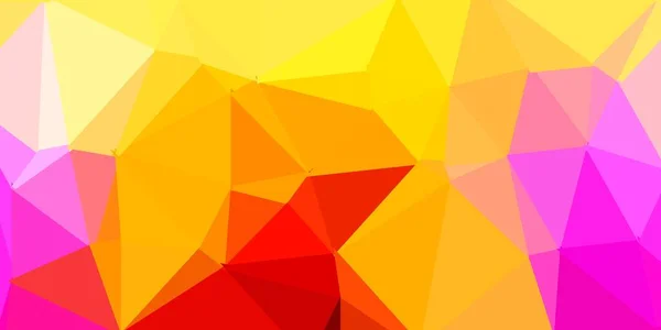 Светлый Многоцветный Векторный Многоугольный Фон Декоративная Красочная Иллюстрация Абстрактными Треугольниками — стоковый вектор