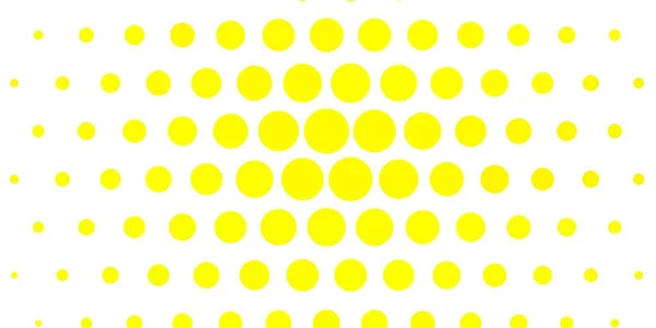 Light Yellow Vector Template Circles — Stock Vector