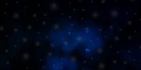 별들이 어두운 Blue — 스톡 벡터