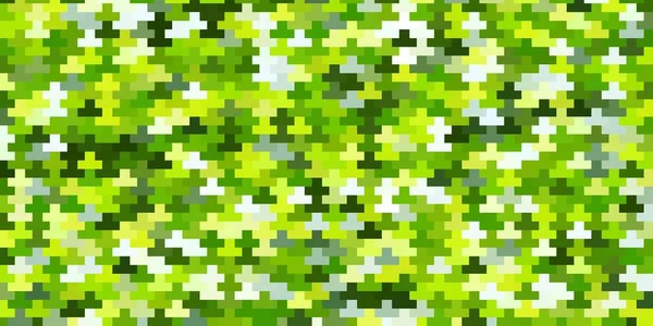 Verde Chiaro Sfondo Vettoriale Giallo Stile Poligonale Nuova Illustrazione Astratta — Vettoriale Stock