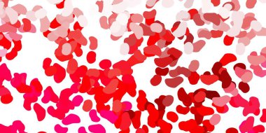 Rastgele şekilli açık pembe vektör arkaplanı. Soyut tarzda renkli şekilli bir illüstrasyon. Web siteniz için basit illüstrasyon.