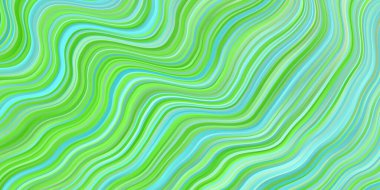 Açık Yeşil çizgili vektör arkaplanı.