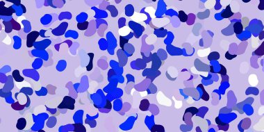 Açık pembe, soyut şekilli mavi vektör deseni. Basit gradyan şekilli renkli bir çizim. Cep telefonları için arka plan.