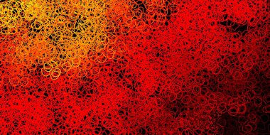 Kaotik şekilli koyu turuncu vektör arkaplanı. Gradyan rastgele formlarla modern soyut illüstrasyon. Cep telefonları için arka plan.