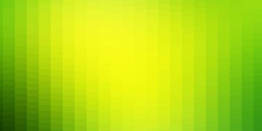 Açık yeşil, çizgileri, dikdörtgenleri olan sarı vektör düzeni. Gradyan dikdörtgenleri olan bir resim. Cep telefonları için şablon.