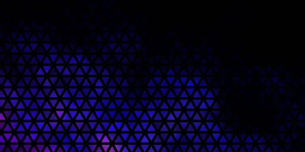Dunkelrosa Blauer Vektorhintergrund Polygonalen Stil Abstrakte Gradienten Illustration Mit Dreiecken — Stockvektor