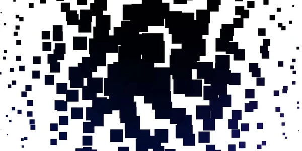 Hellblaues Vektormuster Quadratischen Stil Illustration Mit Einer Reihe Von Gradientenrechtecken — Stockvektor