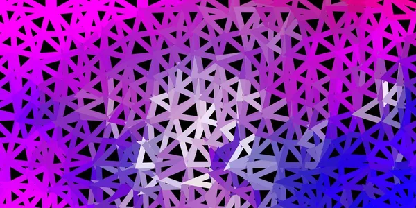 Licht Paars Roze Vector Veelhoekige Achtergrond Illustratie Gebroken Glazen Stijl — Stockvector