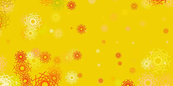 浅粉色 黄色矢量模板与抽象形式 带有抽象风格的彩色图形的说明 精明的设计适合您的业务 — 图库矢量图片
