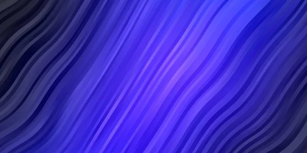 Dunkelrosa Blaue Vektorschablone Mit Kurven — Stockvektor