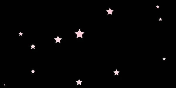 Layout Vetorial Vermelho Escuro Com Estrelas Brilhantes —  Vetores de Stock