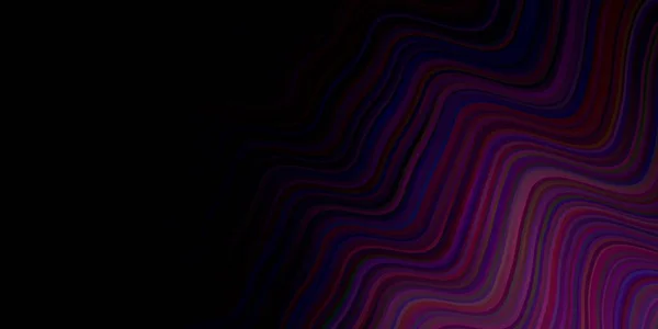 Dark Purple Vector Pattern Lines Geometric Illustration Abstract Style Gradient — Stock Vector
