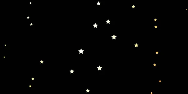 Dunkelrote Gelbe Vektortextur Mit Schönen Sternen — Stockvektor