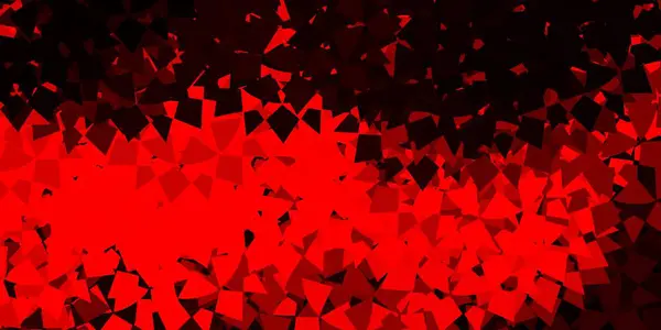 Σκούρο Κόκκινο Διανυσματικό Πρότυπο Τριγωνικά Σχήματα Απλό Σχέδιο Αφηρημένο Στυλ — Διανυσματικό Αρχείο