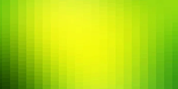 Vert Clair Disposition Vectorielle Jaune Avec Lignes Rectangles Illustration Avec — Image vectorielle