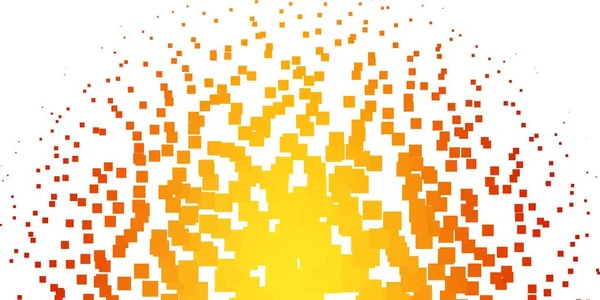Licht Oranje Vector Achtergrond Met Rechthoeken Kleurrijke Illustratie Met Gradiënt — Stockvector