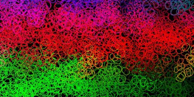 Koyu pembe, soyut şekilli yeşil vektör deseni. Gradyan rastgele formlarla modern soyut illüstrasyon. Web siteniz için basit illüstrasyon.