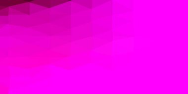 Açık pembe vektör mozaik arkaplan. Çokgen üçgenli modern soyut çizim. Uygulamalarınız için modern tasarım.
