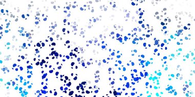 Açık mavi, kaotik şekilli yeşil vektör arkaplanı. Basit gradyan şekilli renkli bir çizim. Web siteniz için basit illüstrasyon.