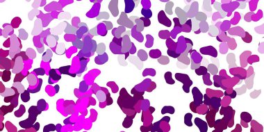 Soyut şekilli açık pembe vektör deseni. Basit gradyan şekilli renkli bir çizim. Cep telefonları için arka plan.