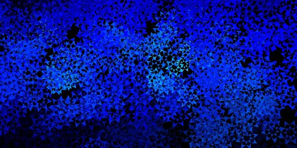 Светло Синий Зеленый Векторный Шаблон Кристаллами Треугольниками Треугольники Абстрактном Фоне — стоковый вектор