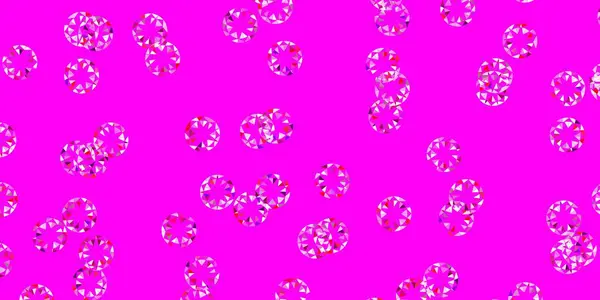 Világos Lila Rózsaszín Vektor Textúra Korongokkal Modern Absztrakt Illusztráció Színes — Stock Vector