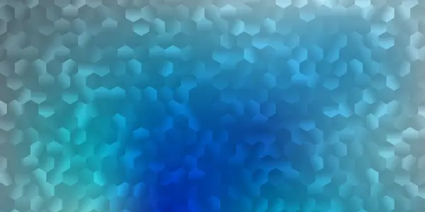 Fond Vectoriel Bleu Clair Avec Des Formes Hexagonales Design Intelligent — Image vectorielle
