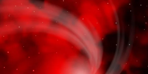 Шаблон Темно Червоного Вектора Неоновими Зірками — стоковий вектор