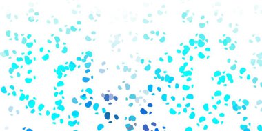 Soyut şekilli açık mavi vektör deseni. Soyut tarzda renkli şekilli bir illüstrasyon. Reklamlarınız için modern tasarım.