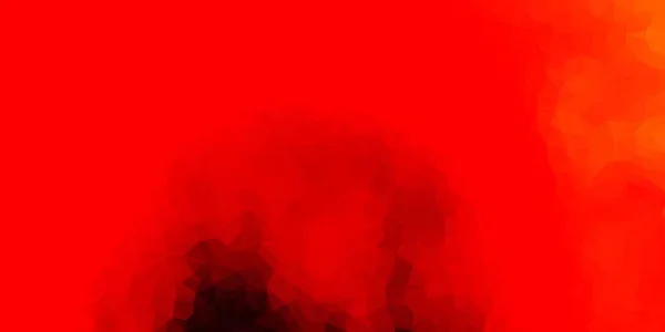 Темно Красный Желтый Вектор Схема Многоугольника Абстрактная Иллюстрация Элегантными Градиентными — стоковый вектор