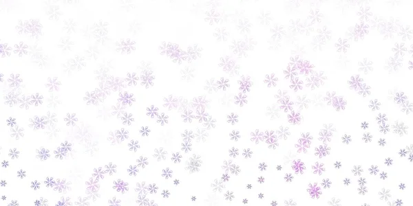 Светло Фиолетовый Векторный Абстрактный Рисунок Листьями Декоративная Иллюстрация Рисунками Абстрактном — стоковый вектор