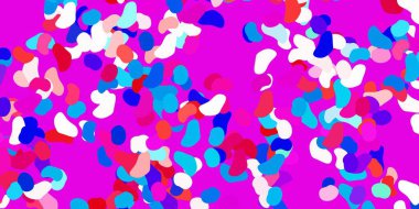 Açık mavi, kaotik şekilli kırmızı vektör arkaplanı. Basit gradyan şekilli renkli bir çizim. Duvar kağıdı seti için zarif tasarım.