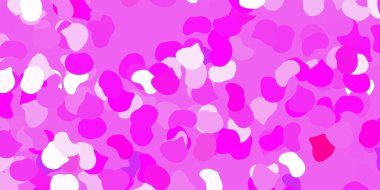 Açık mor, Memphis şekilli pembe vektör dokusu. Basit gradyan şekilli renkli bir çizim. Cep telefonları için arka plan.