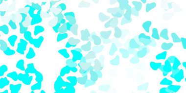 Memphis şekilli açık yeşil vektör dokusu. Soyut tarzda renkli şekilli bir illüstrasyon. Duvar kağıdı seti için zarif tasarım.