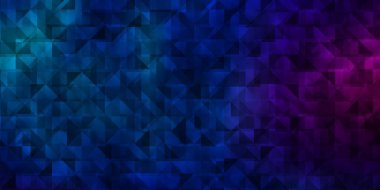 Açık mavi, kırmızı vektör arkaplan ve çokgen stili. Renkli üçgenli modern soyut illüstrasyon. Posterler ve afişler için en iyi tasarım.