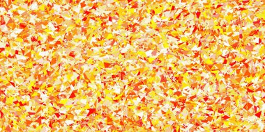 Üçgen şekilli açık turuncu vektör şablonu. Modern tarzda üçgen şekilli akıllı soyut çizimler. Reklamlarınıza basit bir ekleme..