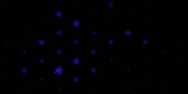 Hastalık sembollü koyu mor vektör dokusu. Biyolojik değişim şekilli soyut çizimler. Biyolojik tehlike uyarısı için tasarım.