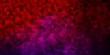 Lacivert, üçgenli kırmızı vektör arka planı. Soyut arkaplanda renkli eğimli üçgenler. Posterler ve afişler için en iyi tasarım.