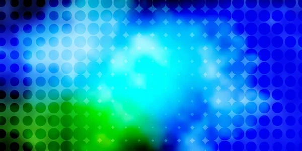 Світло Блакитний Зелений Векторний Фон Колами — стоковий вектор
