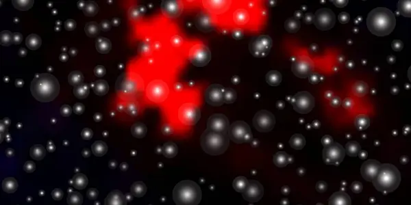 Dunkelroter Vektorhintergrund Mit Bunten Sternen — Stockvektor