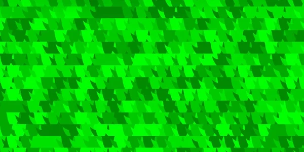 浅绿色矢量背景与线条 三角形 带三角形的抽象梯度图解 网站的模式 — 图库矢量图片
