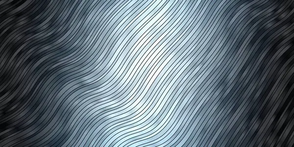 Dunkelblaues Vektorlayout Mit Kurven Abstrakte Illustration Mit Steigungsbögen Muster Für — Stockvektor
