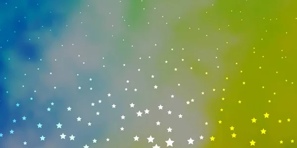 Fondo Vectorial Multicolor Oscuro Con Estrellas Colores Ilustración Colorida Brillante — Vector de stock