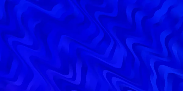 Hellrosa Blauer Vektorhintergrund Mit Geschwungenen Linien — Stockvektor