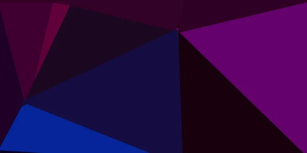 Dunkles Mehrfarbiges Geometrisches Polygonales Design Des Vektors Bunte Abstrakte Illustration — Stockvektor
