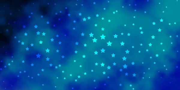 Textura Vectorial Azul Oscuro Con Hermosas Estrellas — Archivo Imágenes Vectoriales