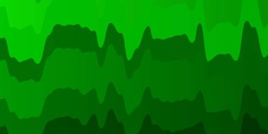 Eğrili Açık Yeşil vektör arkaplanı.