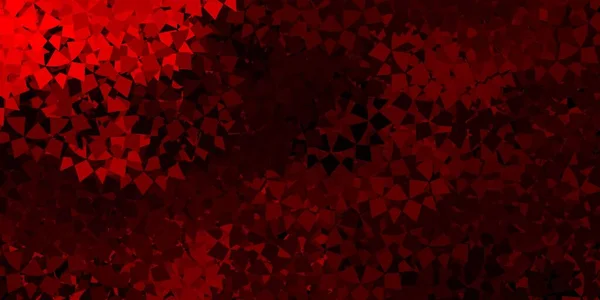 带有多边形的深红色矢量图案 网络材料图解与彩色抽象三角形 壁纸的式样 — 图库矢量图片